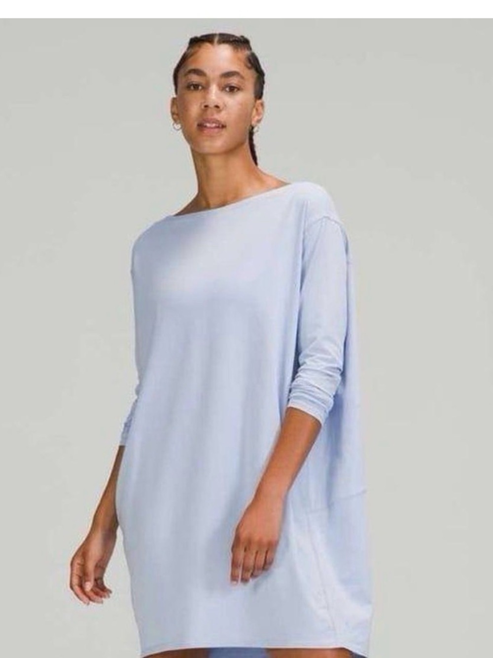 Lululemon back in action long sleeve dress size 8